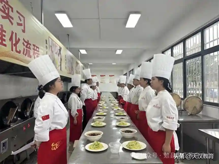 汉中市勉县职业教育中心烹饪专业期中考核