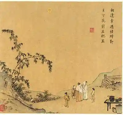 明月清辉映丹青——美术作品里的中秋